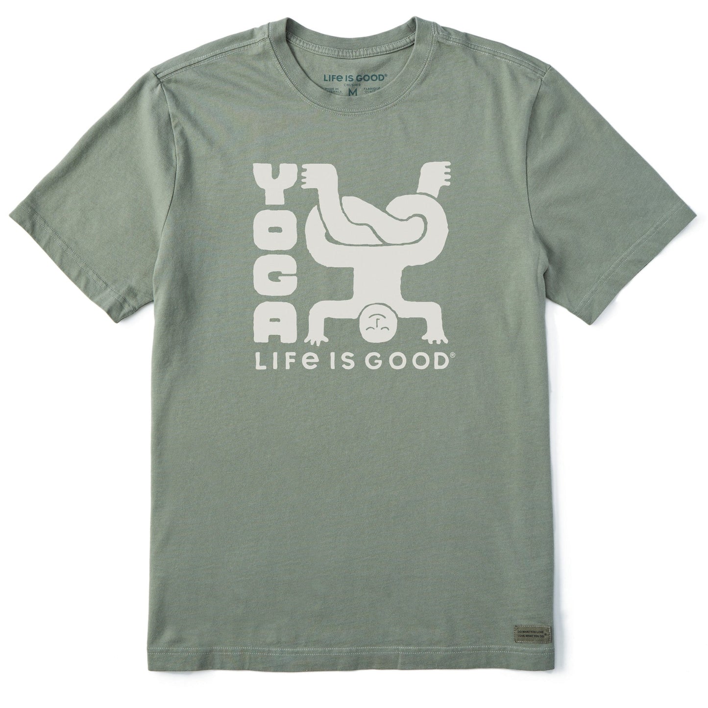 Men's Yoga Life is Good Short Sleeve Crusher Tee
