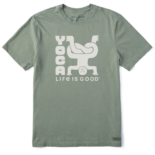 Men's Yoga Life is Good Short Sleeve Crusher Tee