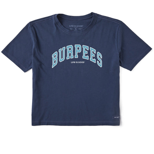 Women's Burpees Arch Short Sleeve Crusher Boxy Tee