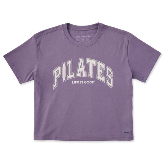 Women's Pilates Arch Short Sleeve Crusher Boxy Tee