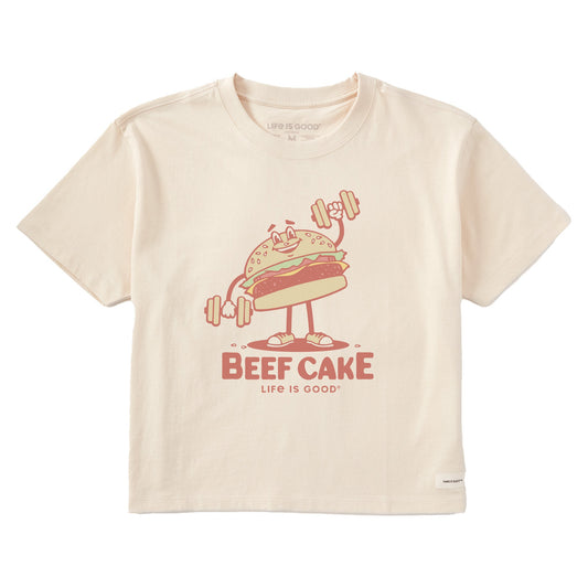 Women's Beef Cake Short Sleeve Crusher Boxy Tee