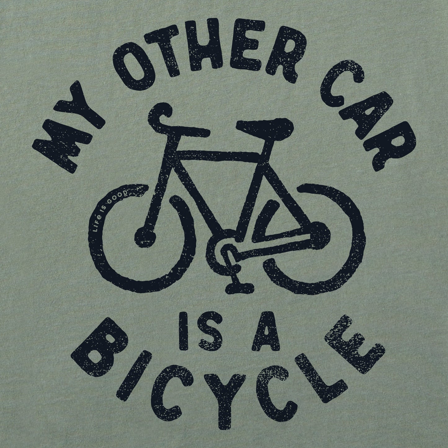 Women's My Other Car is a Bicycle Short Sleeve Crusher Boxy Tee