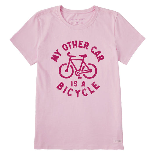 Women's My Other Car is a Bicycle Short Sleeve Crusher Tee
