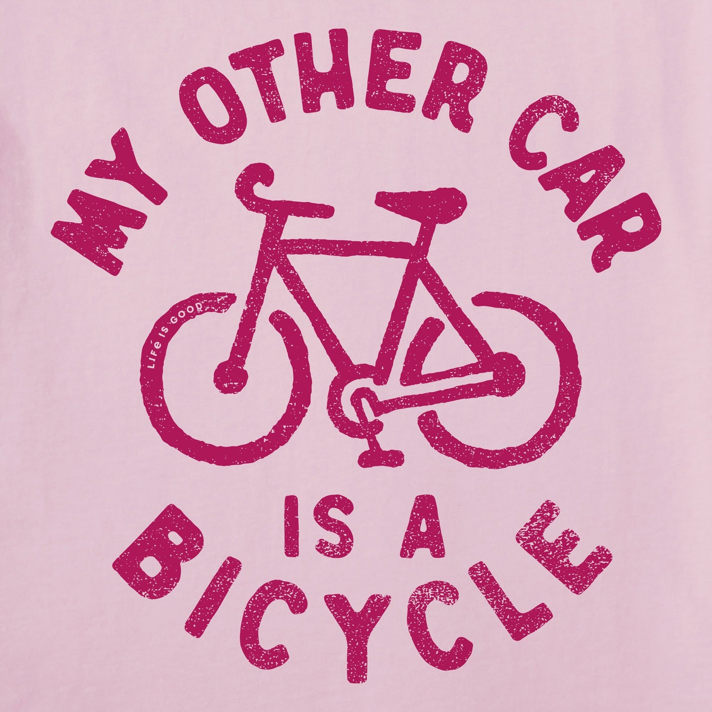 Women's My Other Car is a Bicycle Short Sleeve Crusher Tee