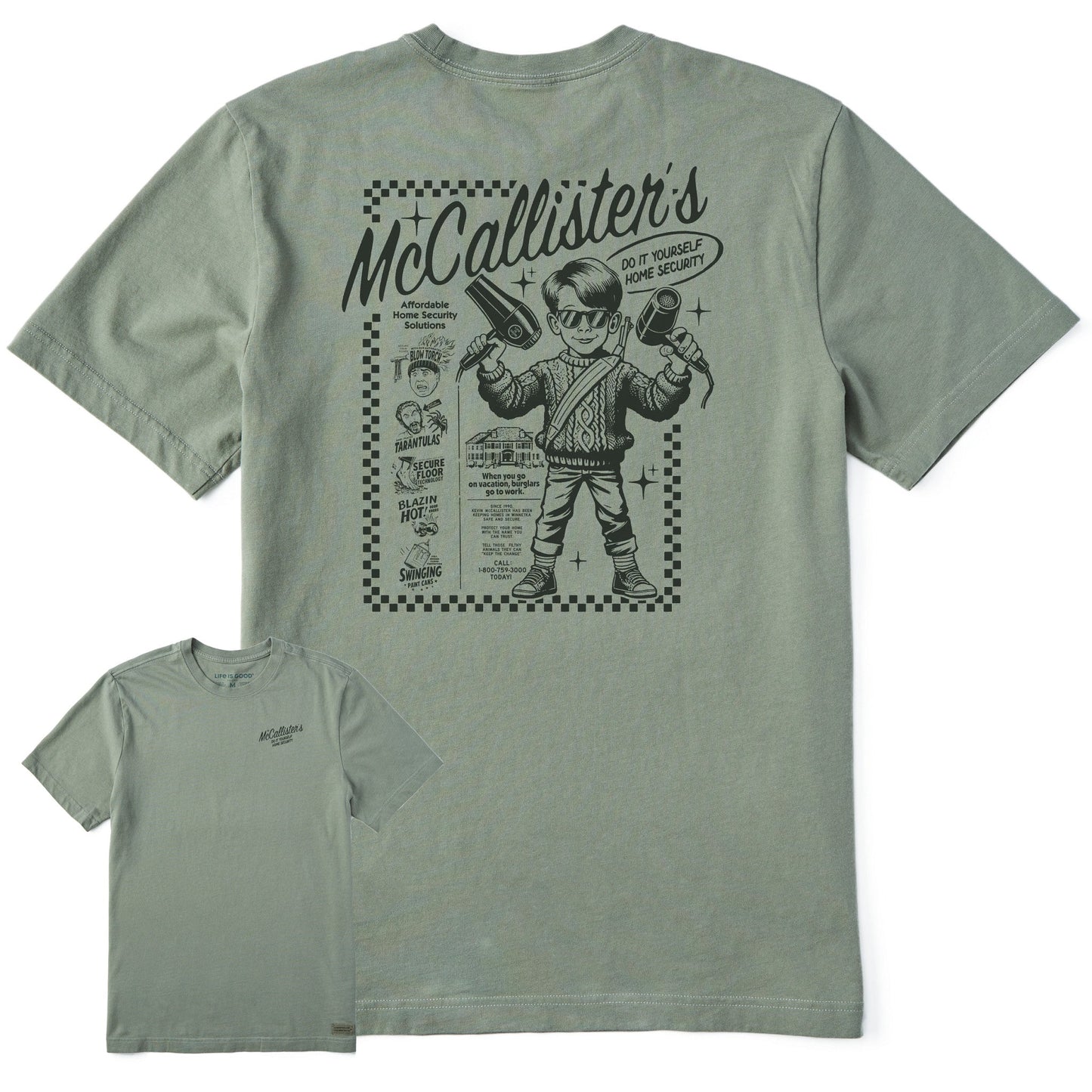 Men's McCallister's DIY Home Security Short Sleeve Crusher Tee