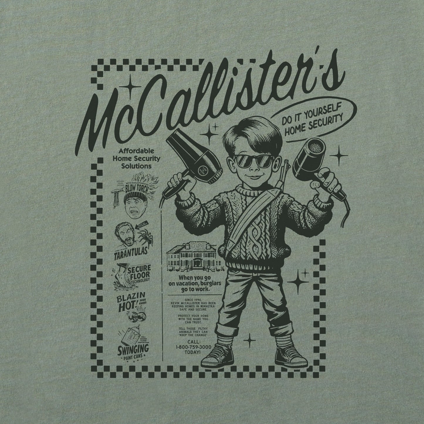 Men's McCallister's DIY Home Security Short Sleeve Crusher Tee