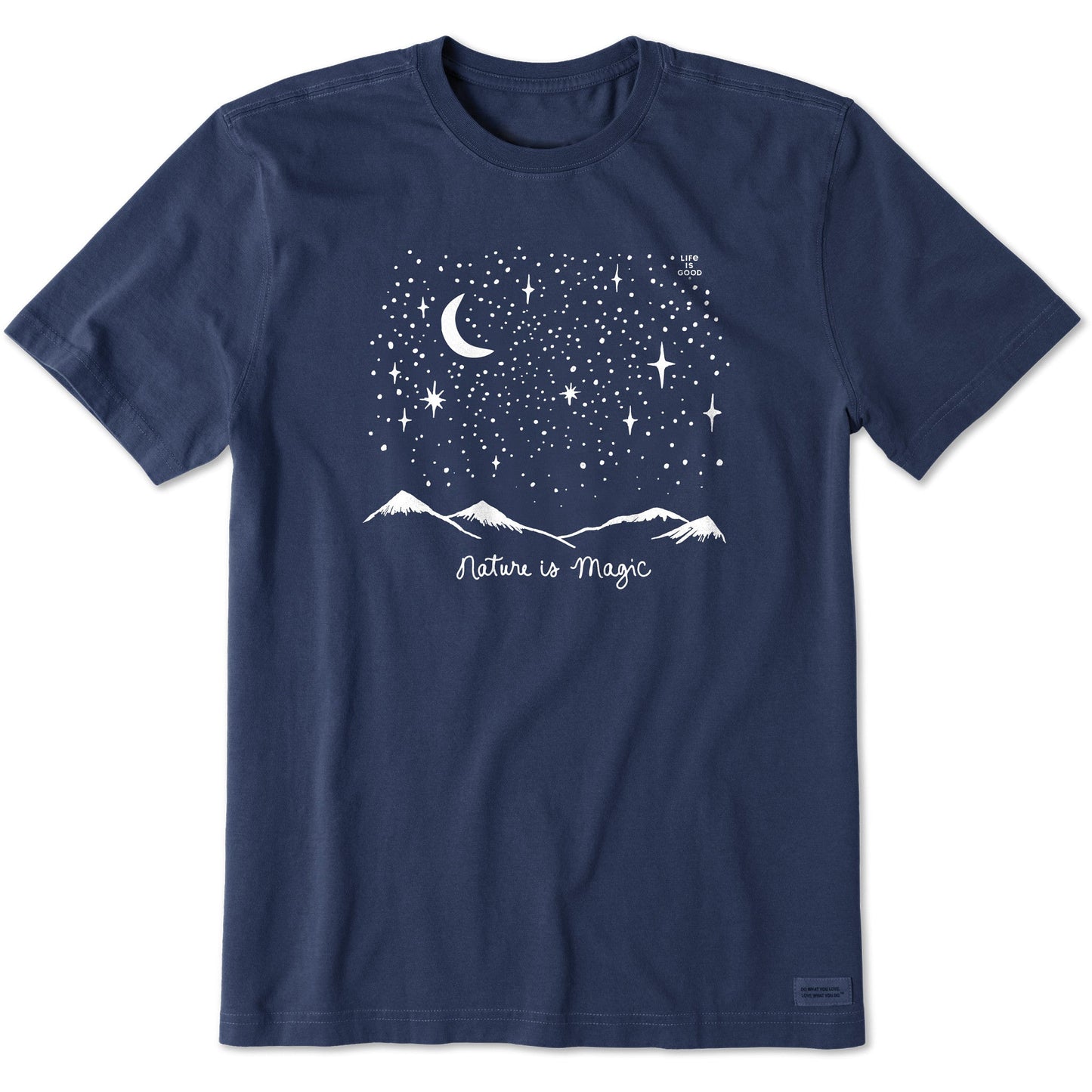 Men's Nature is Magic in the Mountains Short Sleeve Crusher Tee