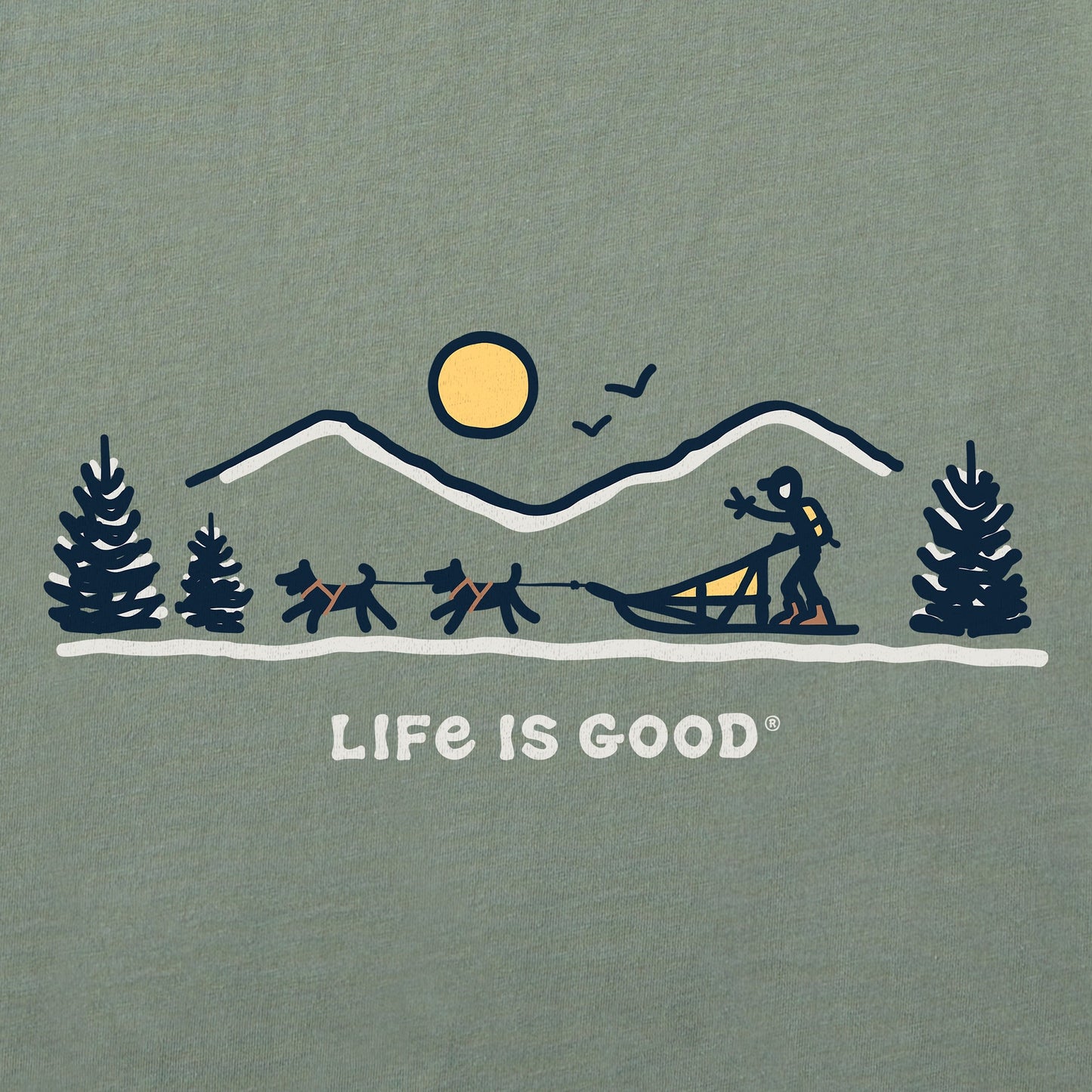 Men's Dogsled Vista Short Sleeve Crusher Tee