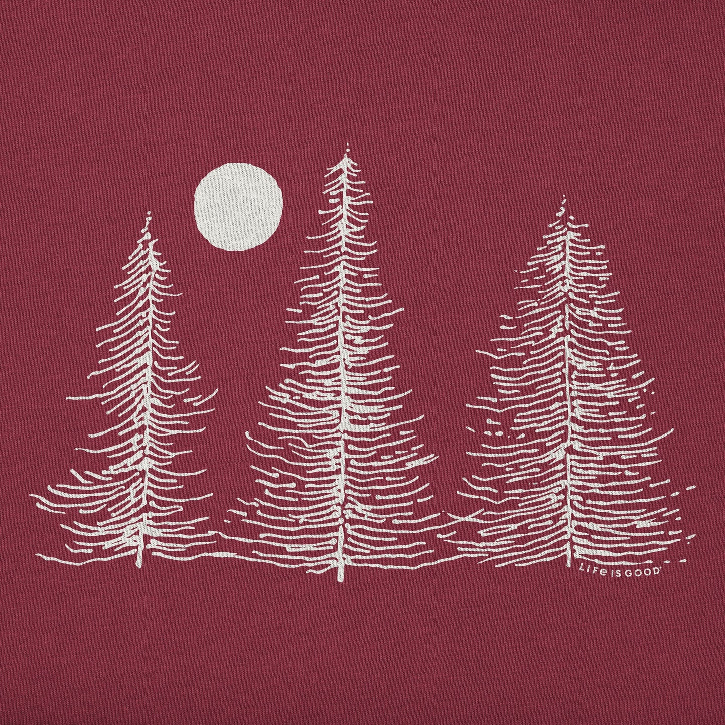 Men's Three Winter Trees Short Sleeve Crusher Tee