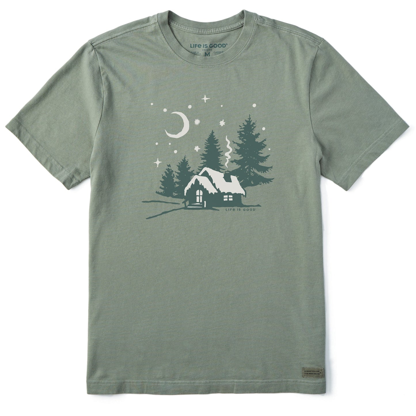 Men's Moonlit Cottage Short Sleeve Crusher Tee