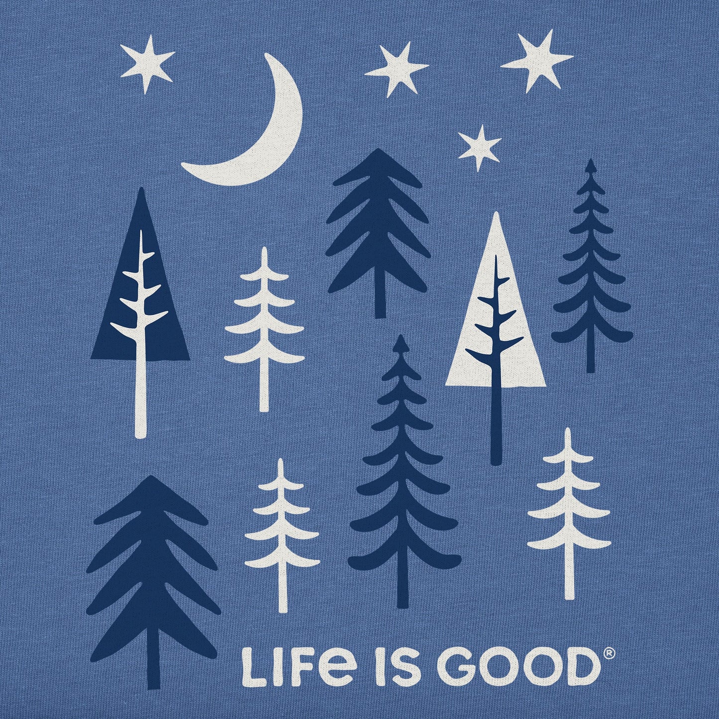 Men's Tree Collage Long Sleeve Crusher Tee