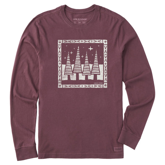 Men's Four Trees Long Sleeve Crusher Tee