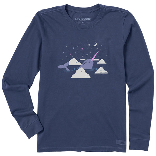 Women's Narwhal Moongaze Long Sleeve Crusher Tee