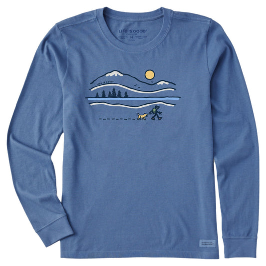 Women's Winter Lake Walk Long Sleeve Crusher Tee
