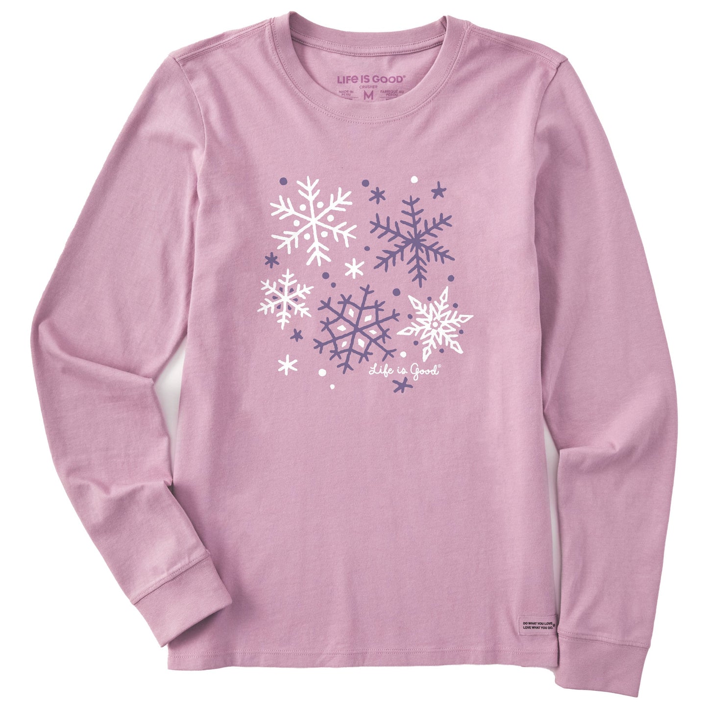Women's Snowflake Medley Long Sleeve Crusher Tee