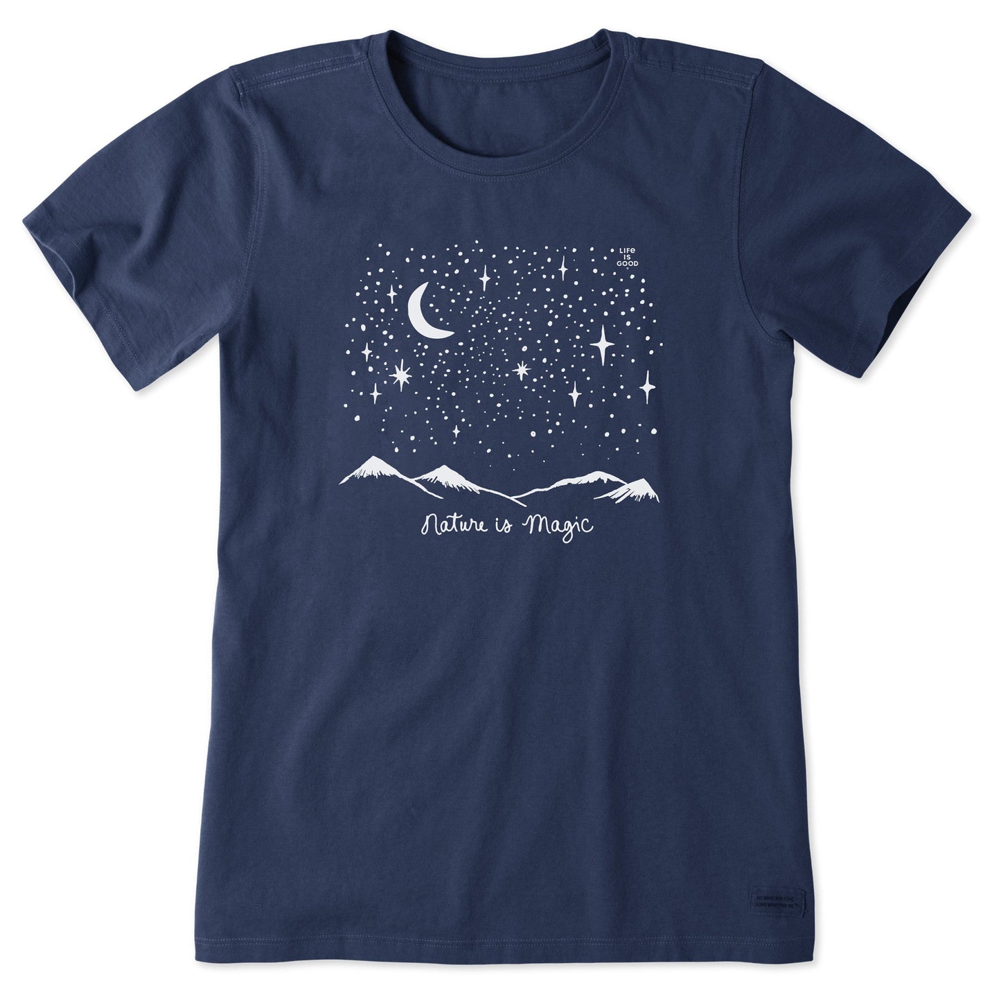 Women's Nature is Magic in the Mountains Short Sleeve Crusher Tee