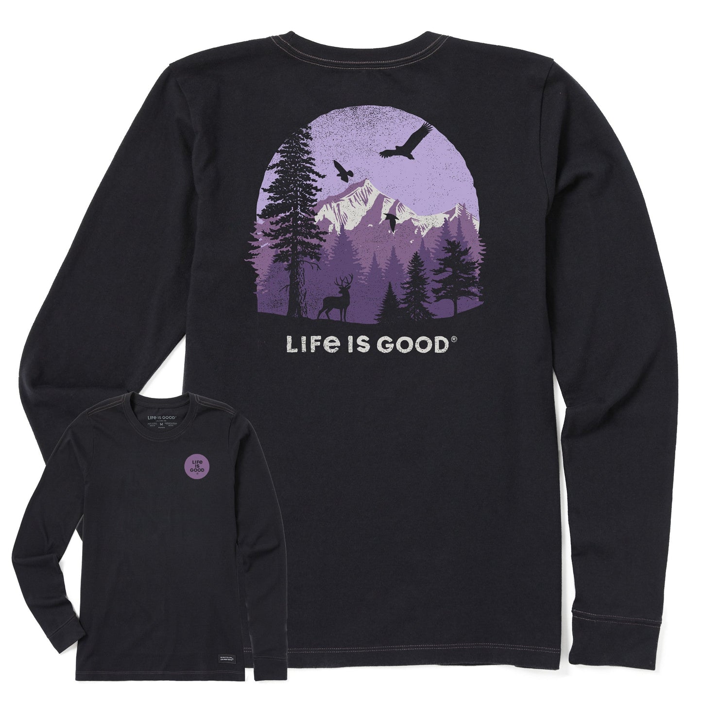 Women's Pinescape Long Sleeve Crusher Tee