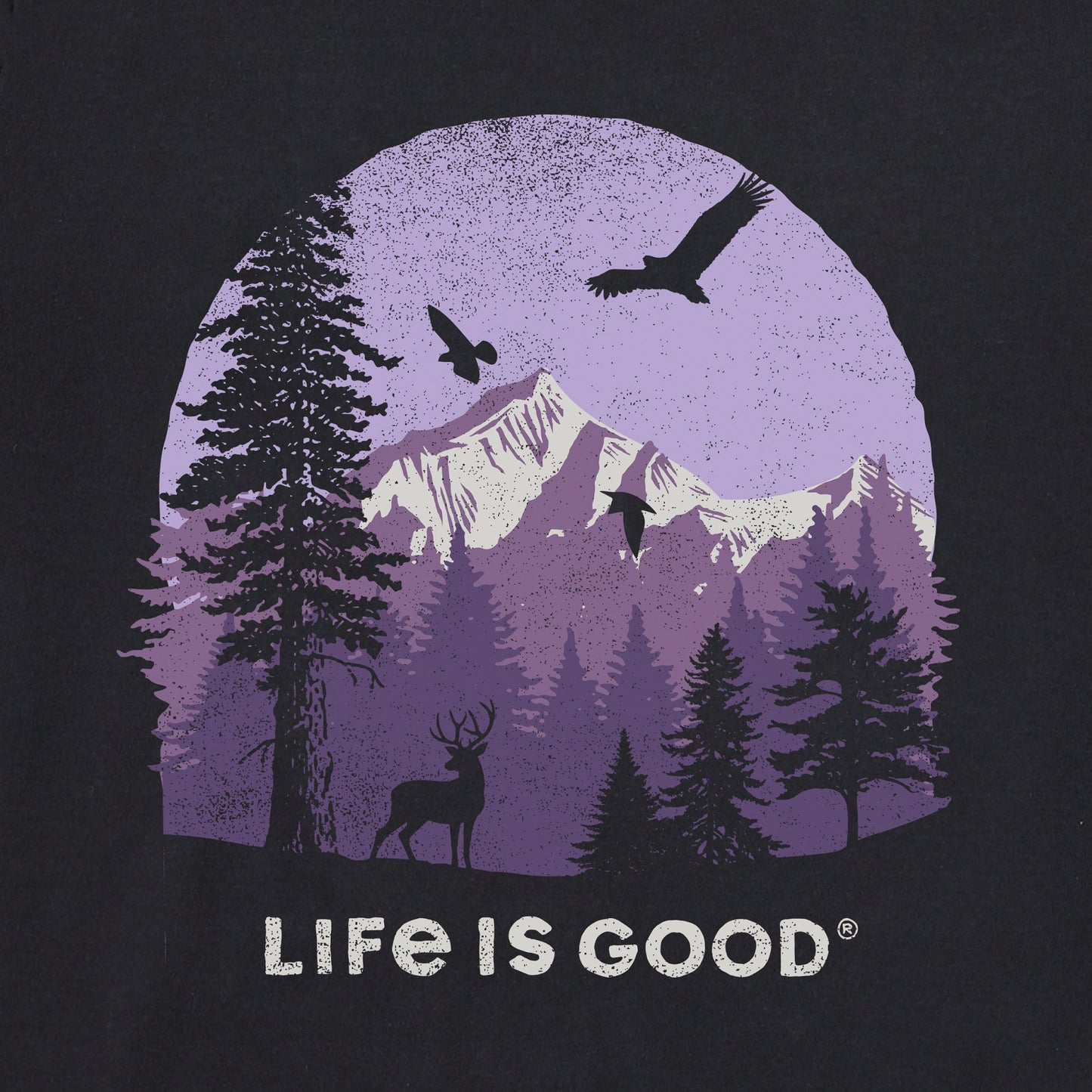 Women's Pinescape Long Sleeve Crusher Tee