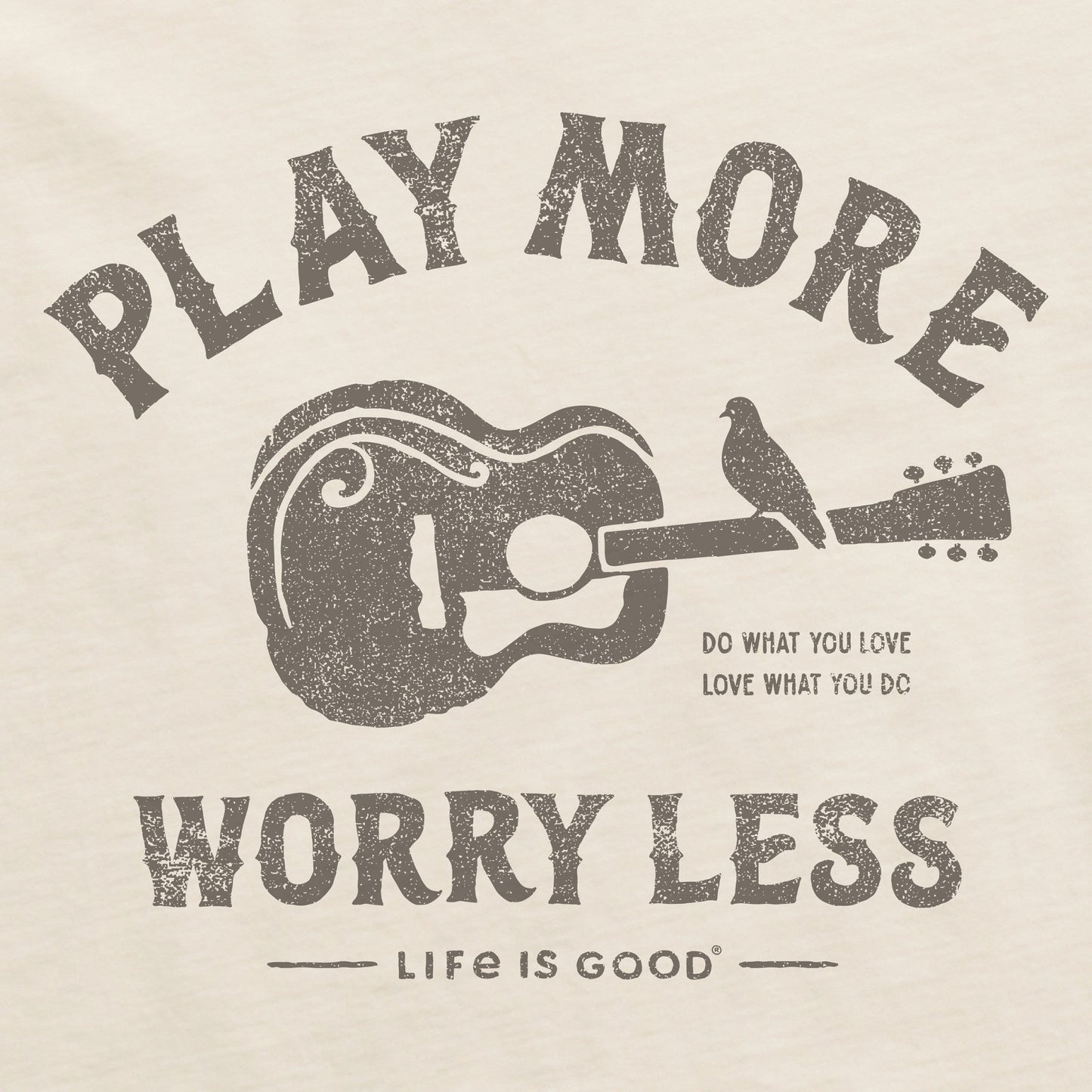 Men's Guitar Play More Short Sleeve Tee