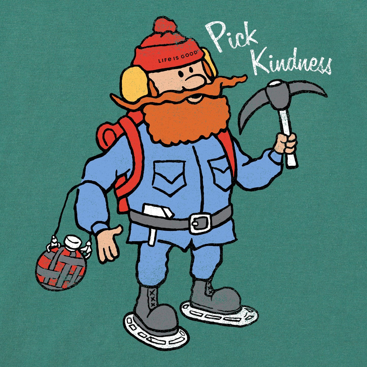 Men's Pick Kindness Cornelius Long Sleeve Crusher Tee