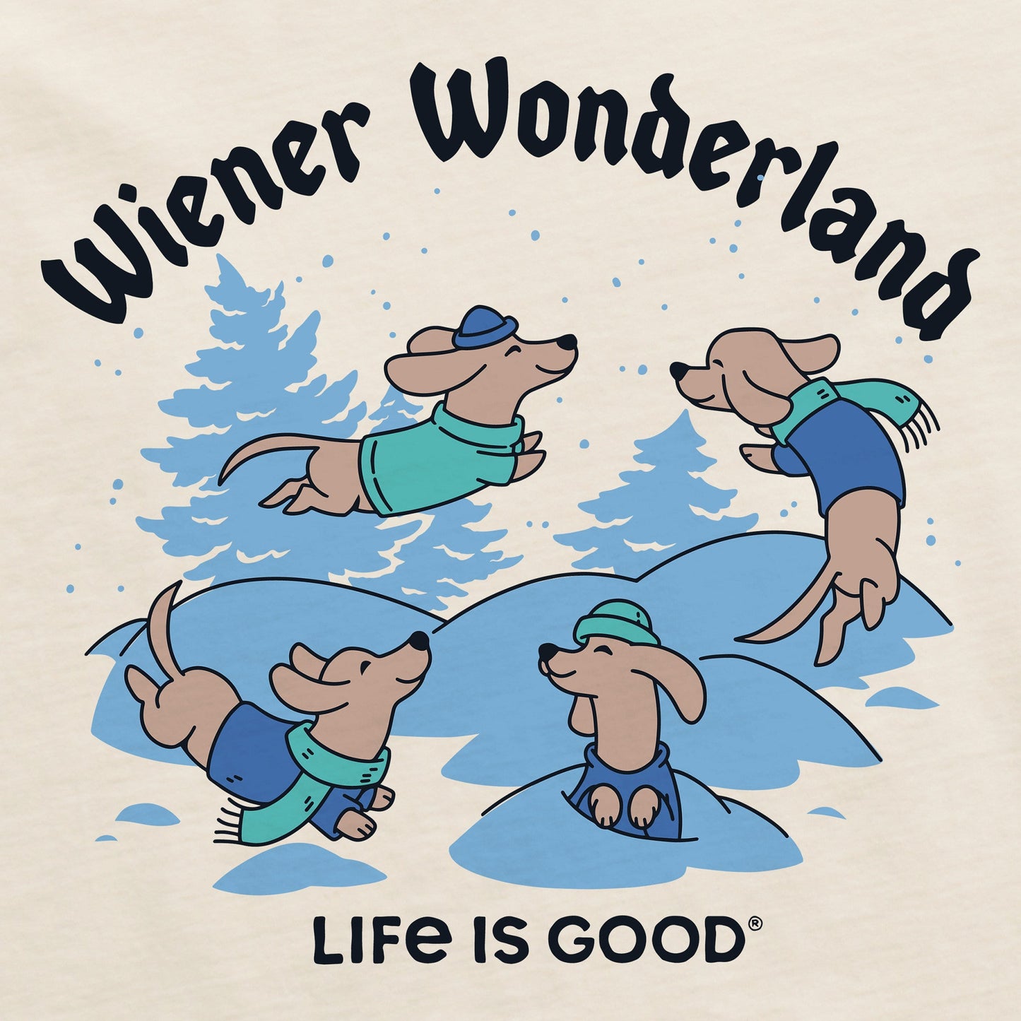 Women's Wiener Wonderland Long Sleeve Crusher Tee