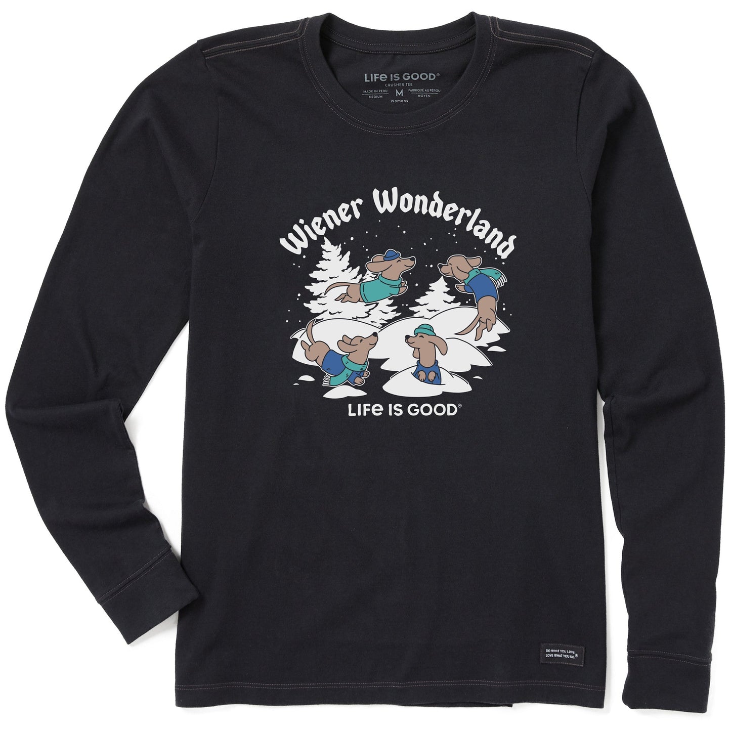 Women's Wiener Wonderland Long Sleeve Crusher Tee