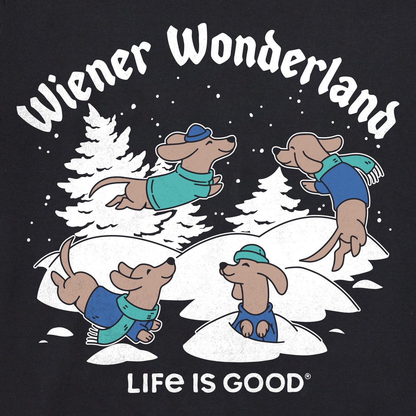 Women's Wiener Wonderland Long Sleeve Crusher Tee