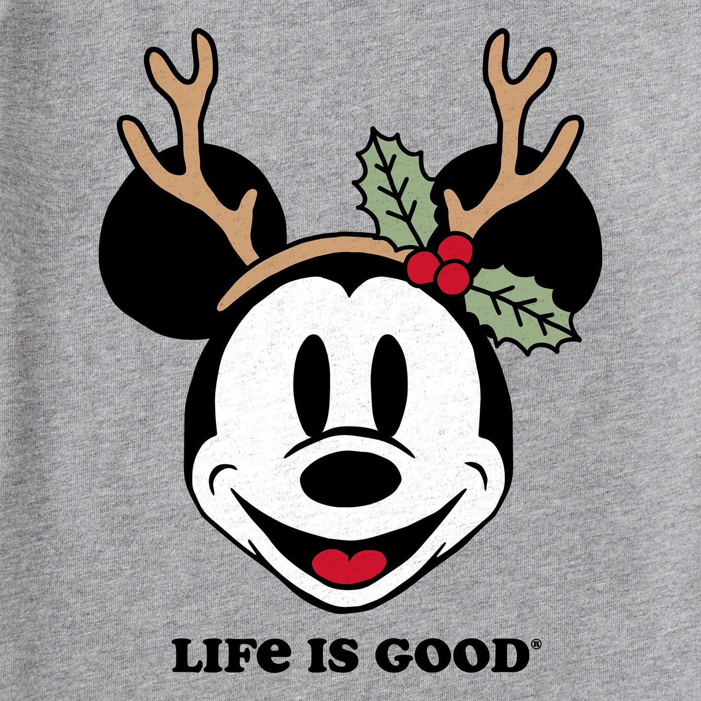Women's Willie Reindeer Ears Long Sleeve Crusher Tee