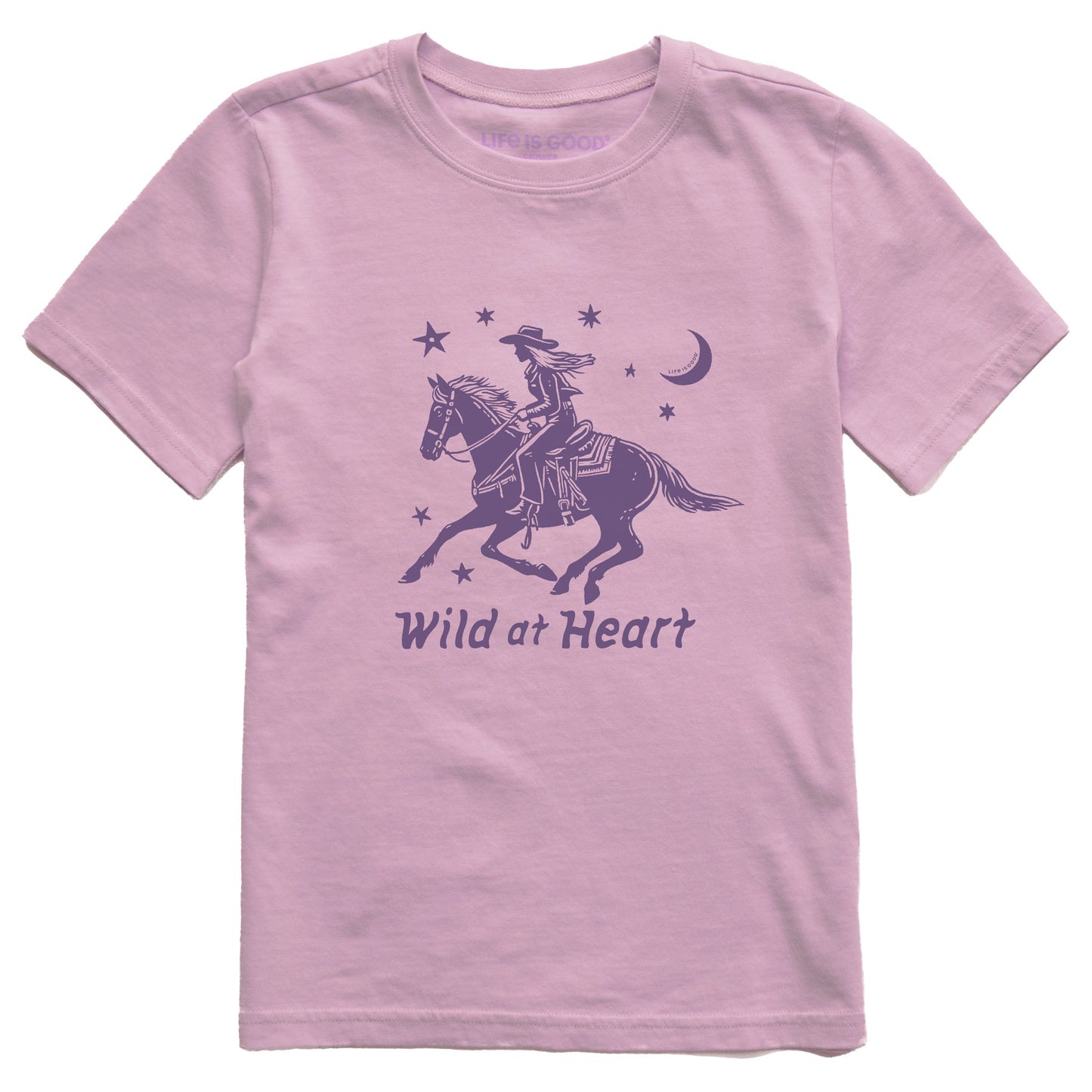 Kids Wild at Heart Cowgirl Short Sleeve Crusher Tee