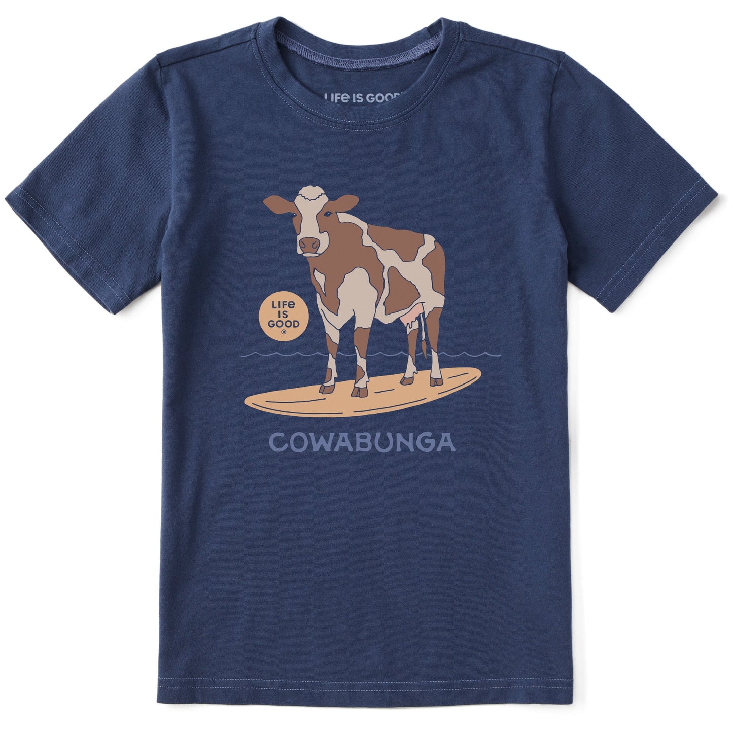 Kids Cowabunga Short Sleeve Crusher Tee
