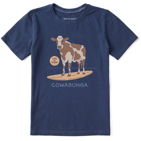 Kids Cowabunga Short Sleeve Crusher Tee
