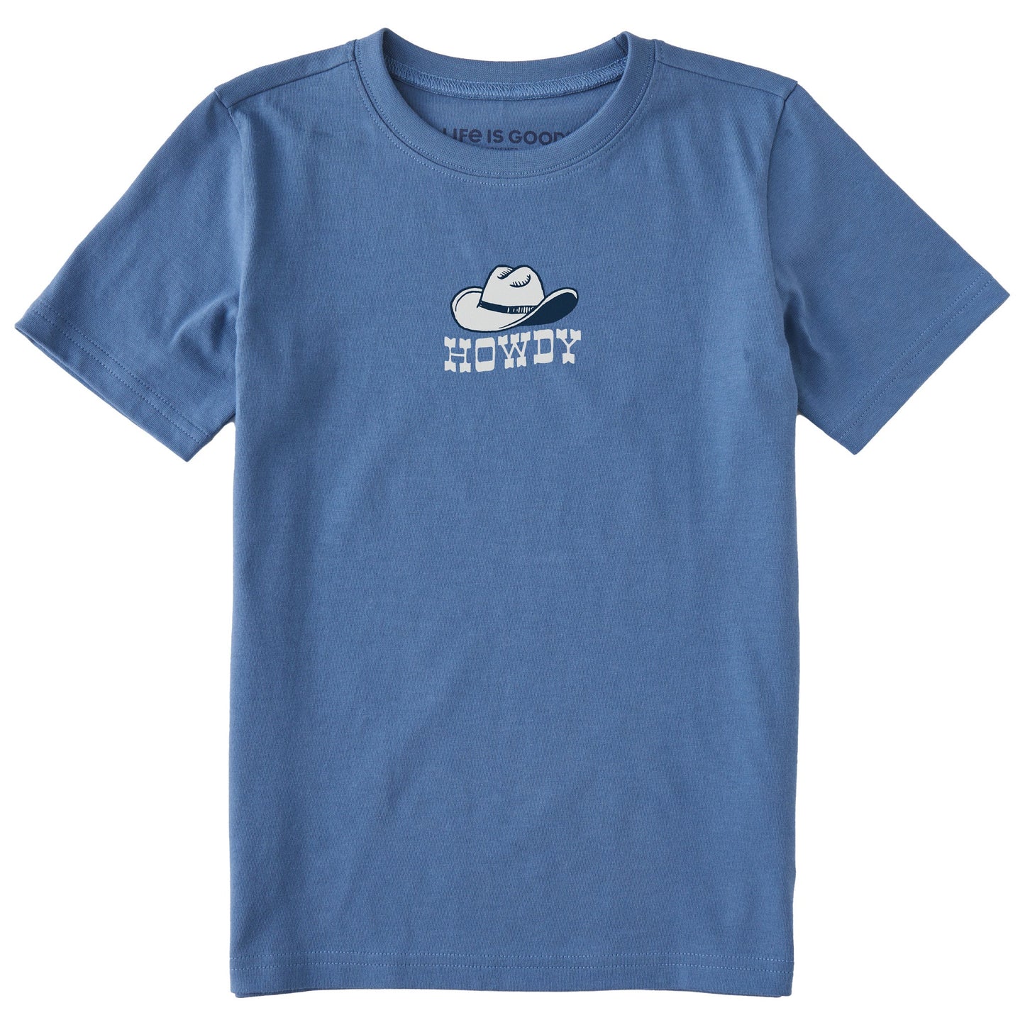 Kids Howdy Hat Short Sleeve Crusher Tee