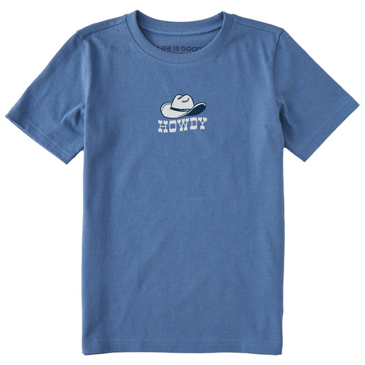 Kids Howdy Hat Short Sleeve Crusher Tee
