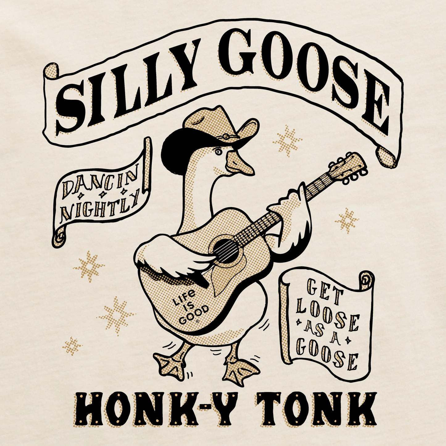 Men's Silly Goose Honk-y Tonk Short Sleeve Crusher Tee