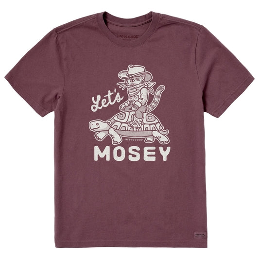Men's Let's Mosey Cowboy Cat Short Sleeve Crusher Tee