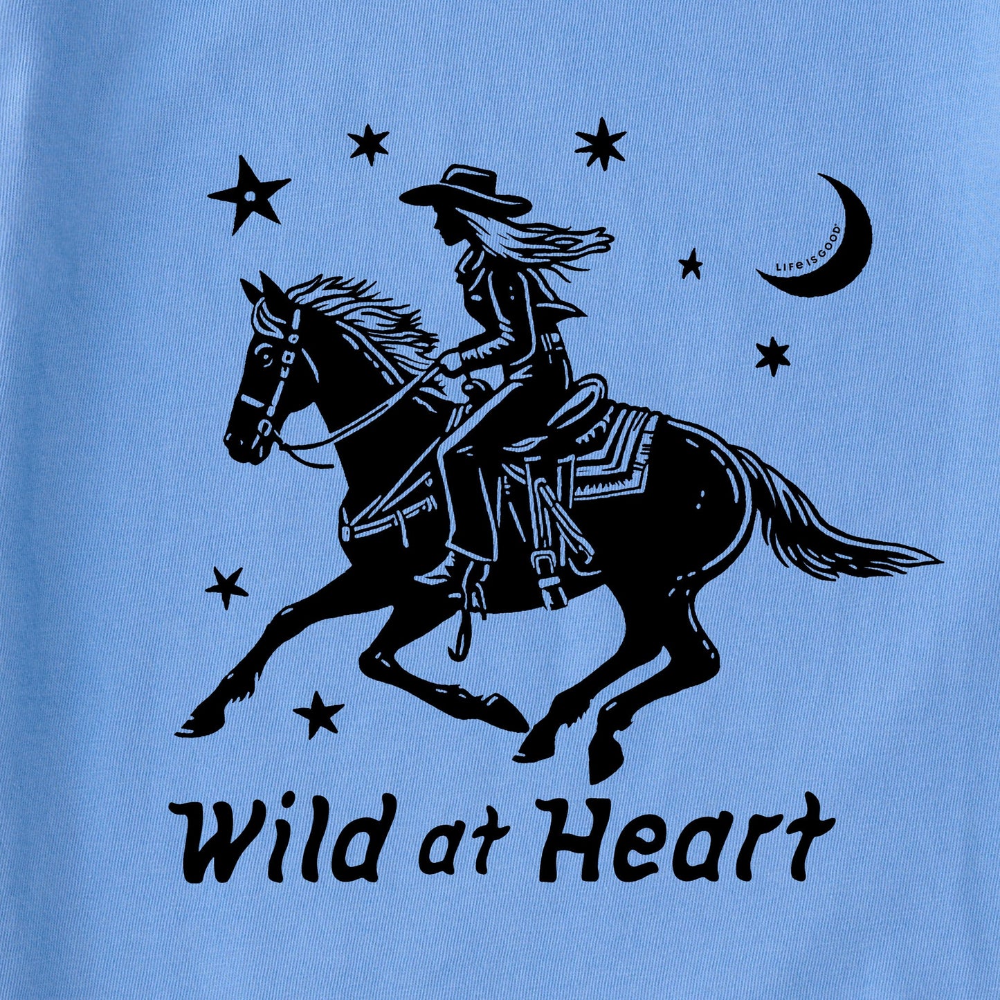 Women's Wild at Heart Cowgirl Short Sleeve Crusher Boxy Tee