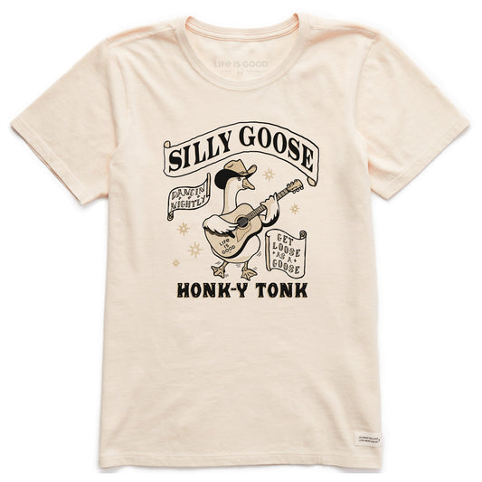 Women's Silly Goose Honk-y Tonk Short Sleeve Crusher Tee