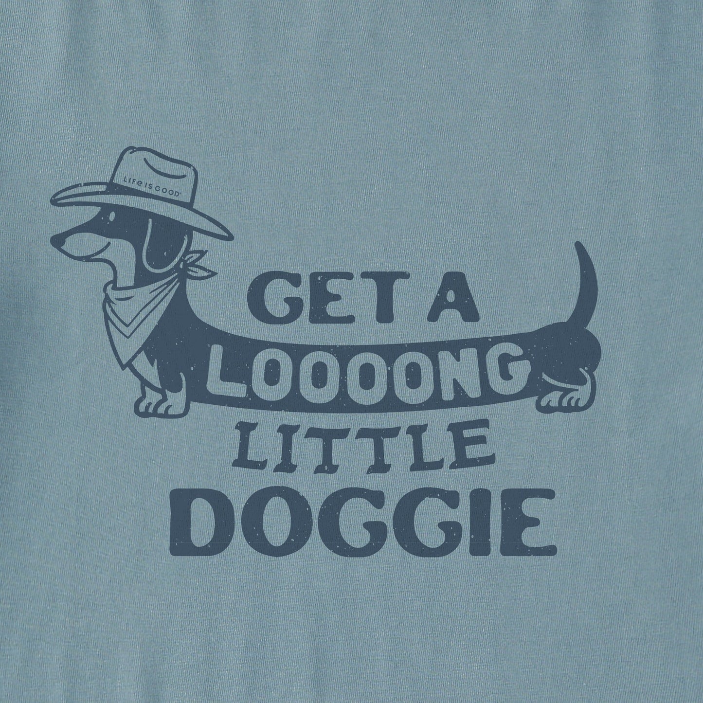Women's Get a Loooong Little Doggie Short Sleeve Crusher Tee