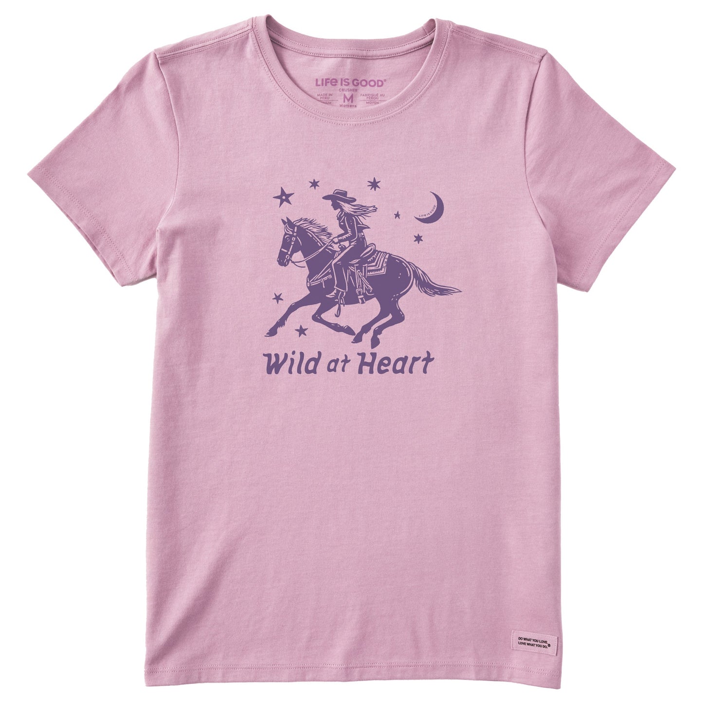 Women's Wild at Heart Cowgirl Short Sleeve Crusher Tee