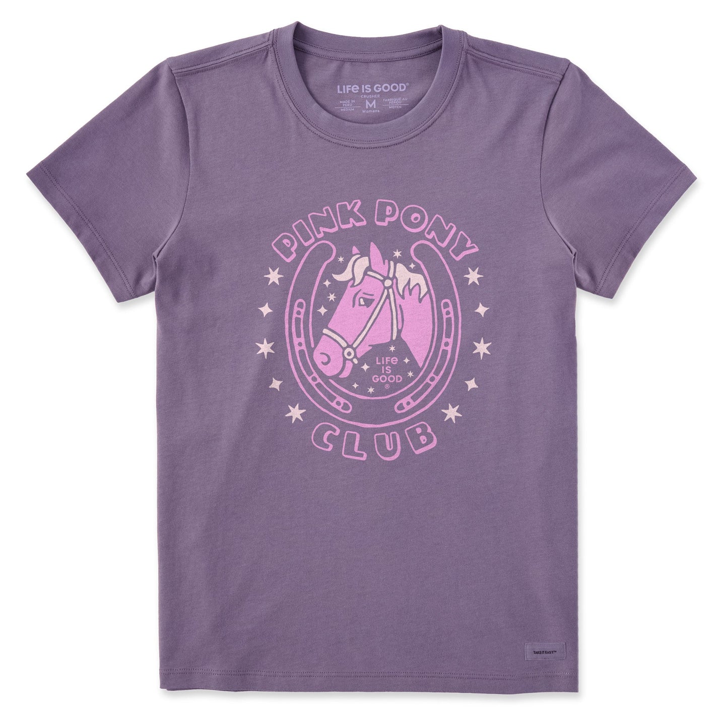Women's Pink Pony Club Short Sleeve Crusher Tee