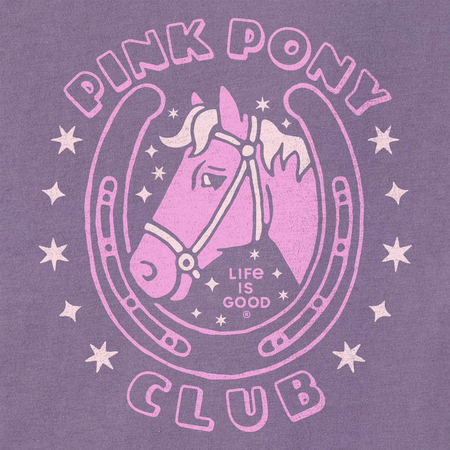 Women's Pink Pony Club Short Sleeve Crusher Tee