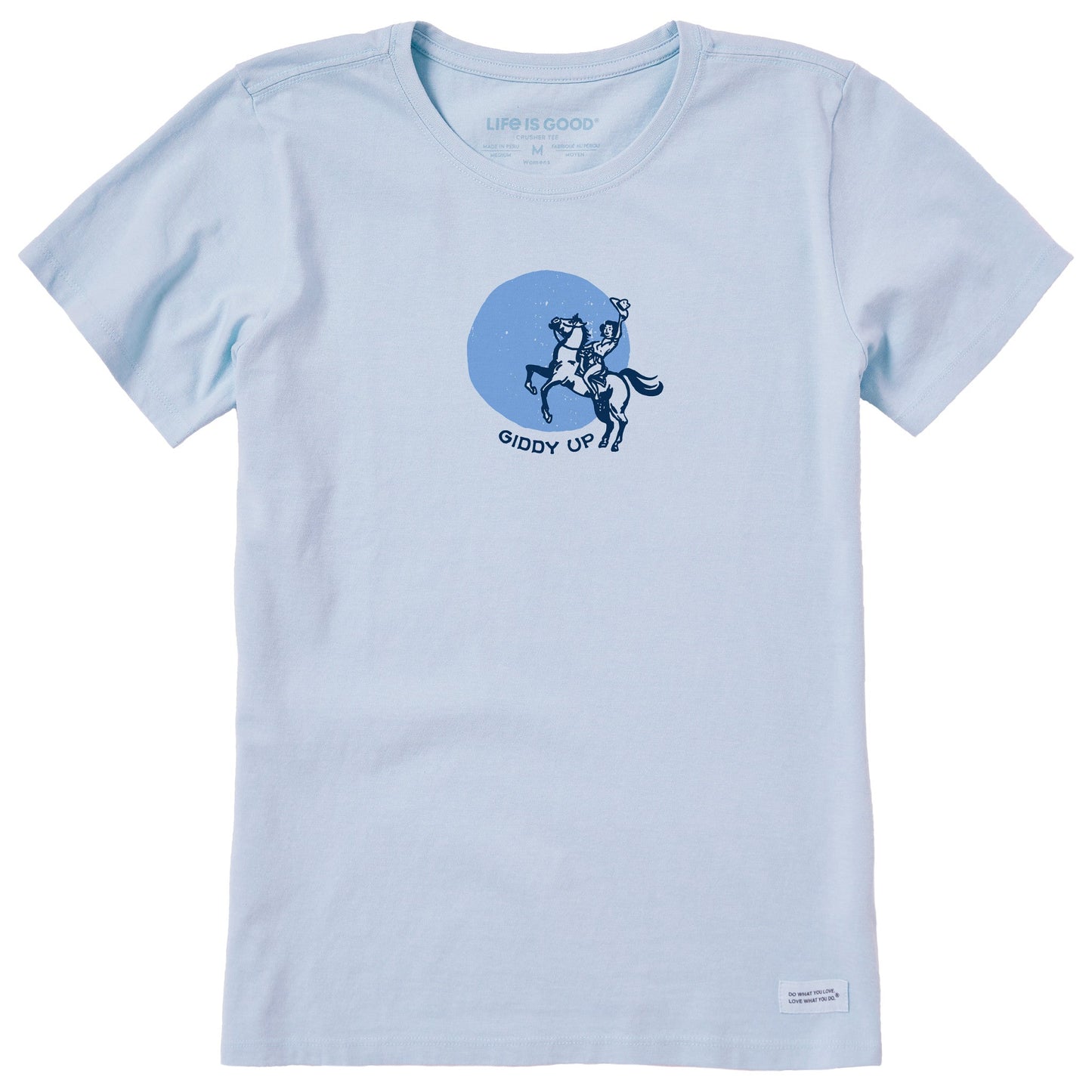 Women's Giddy Up Cowgirl Short Sleeve Crusher Tee