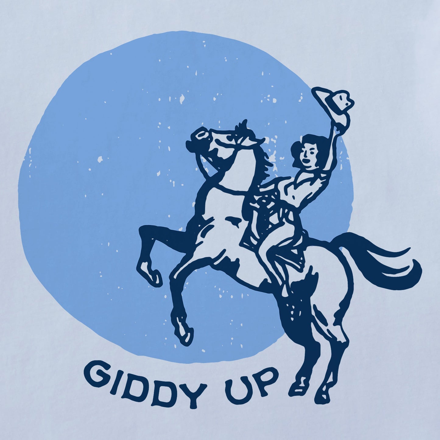 Women's Giddy Up Cowgirl Short Sleeve Crusher Tee