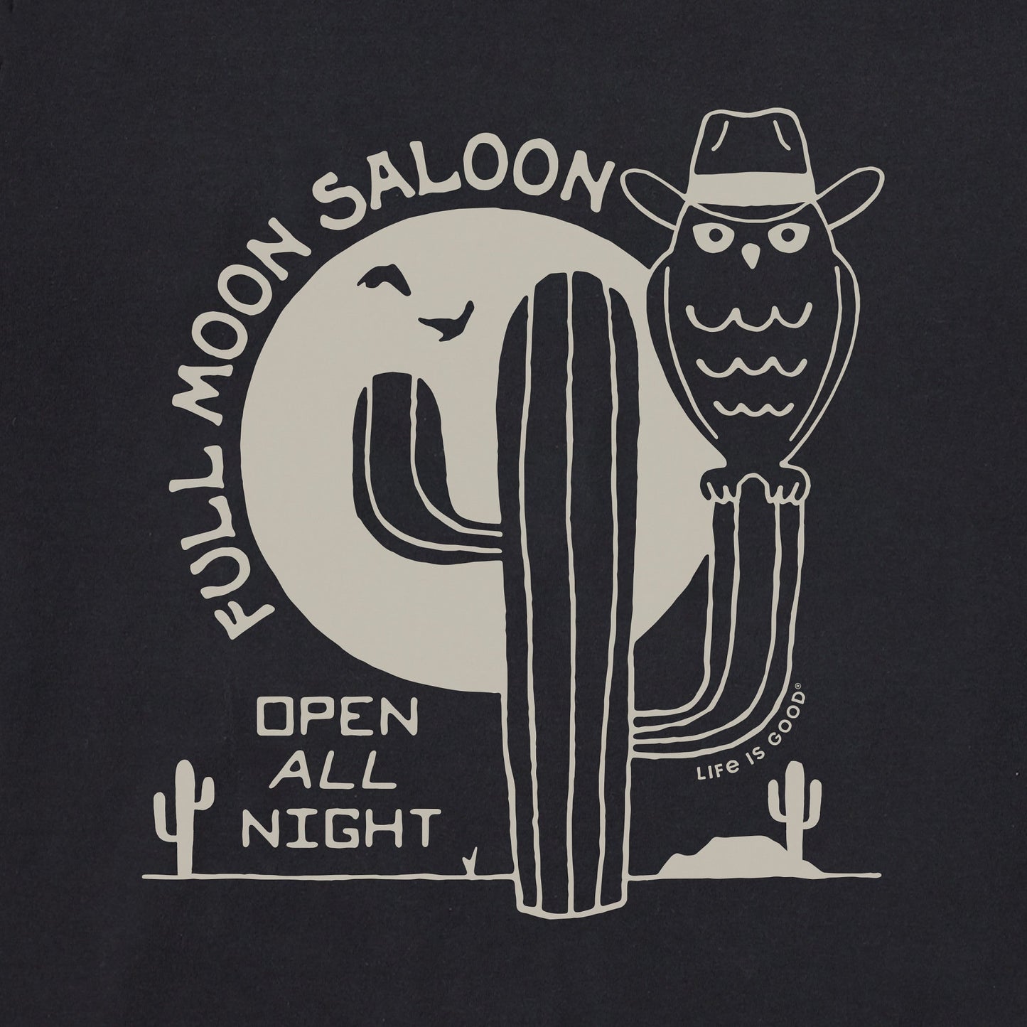 Women's Full Moon Saloon Short Sleeve Crusher Tee