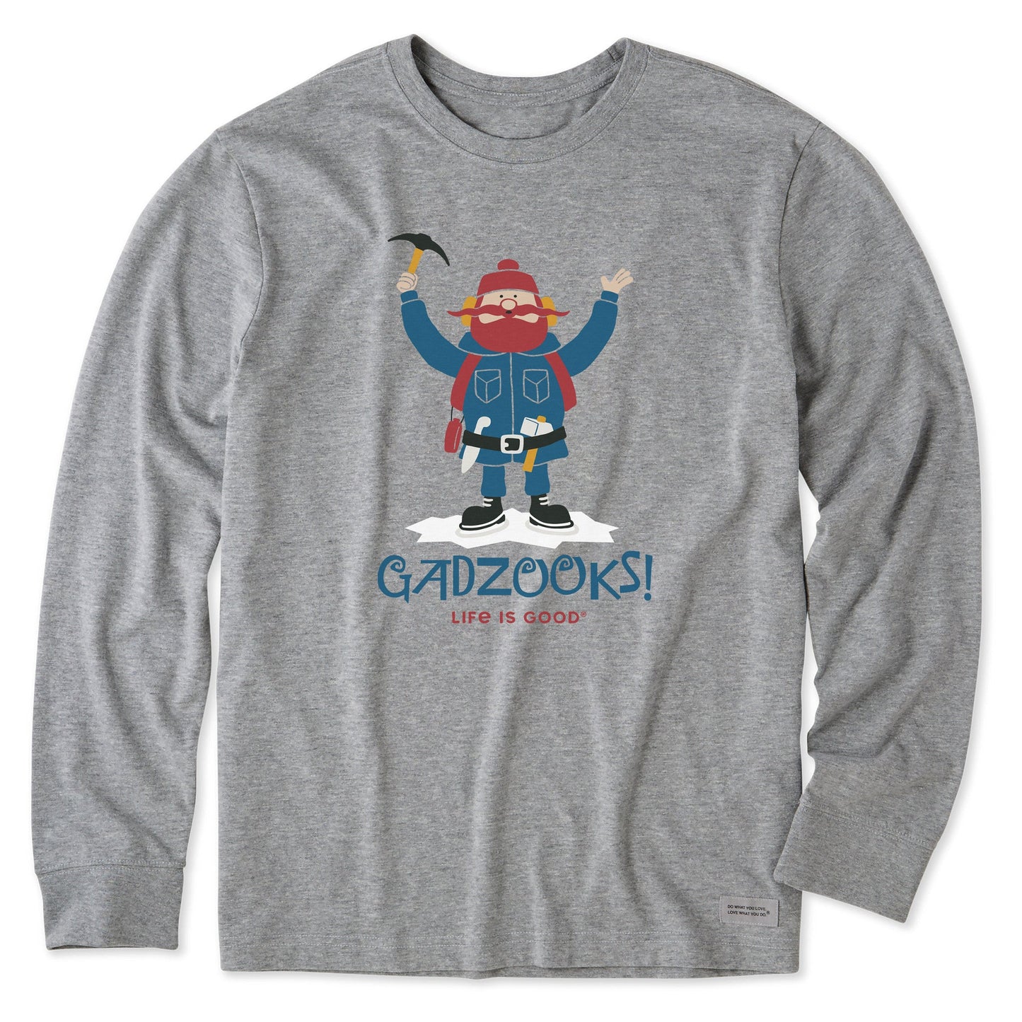 Men's Gadzooks Yukon Long Sleeve Crusher Tee