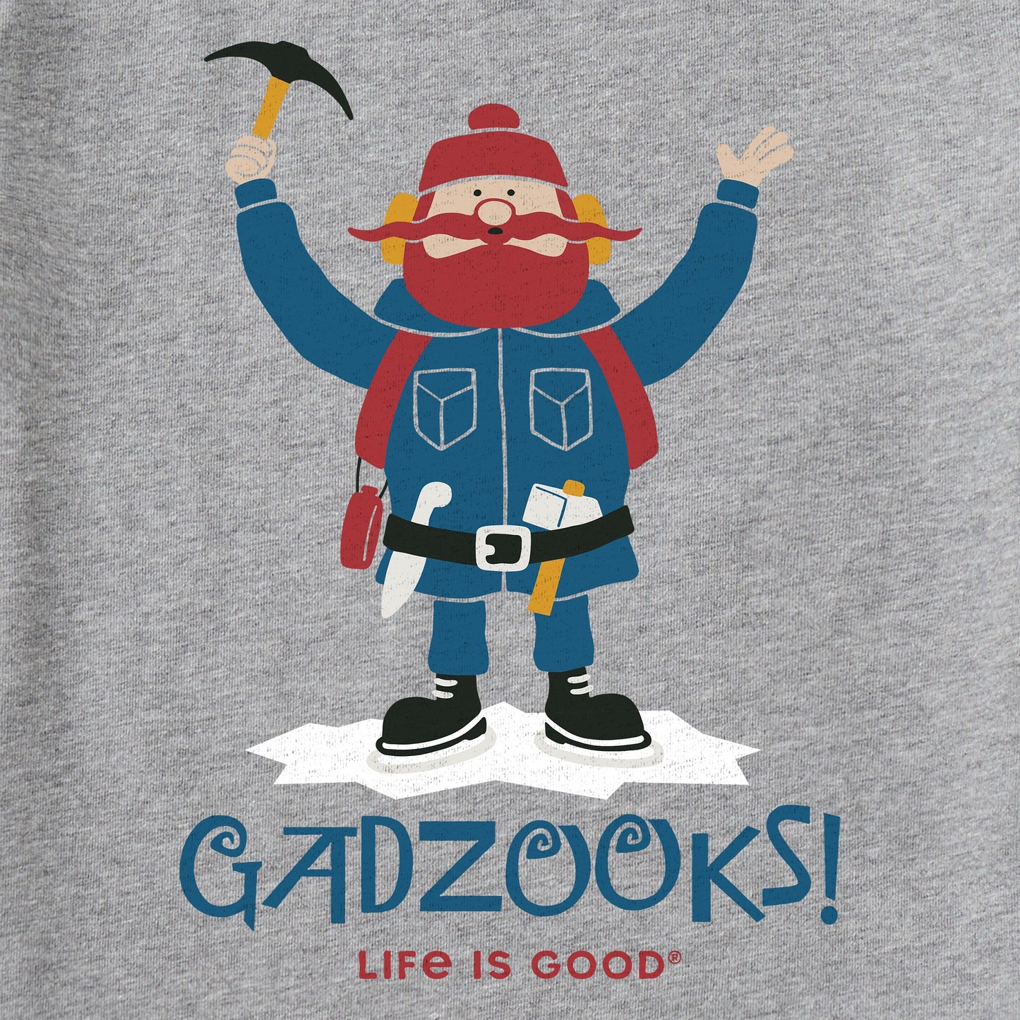 Men's Gadzooks Yukon Long Sleeve Crusher Tee