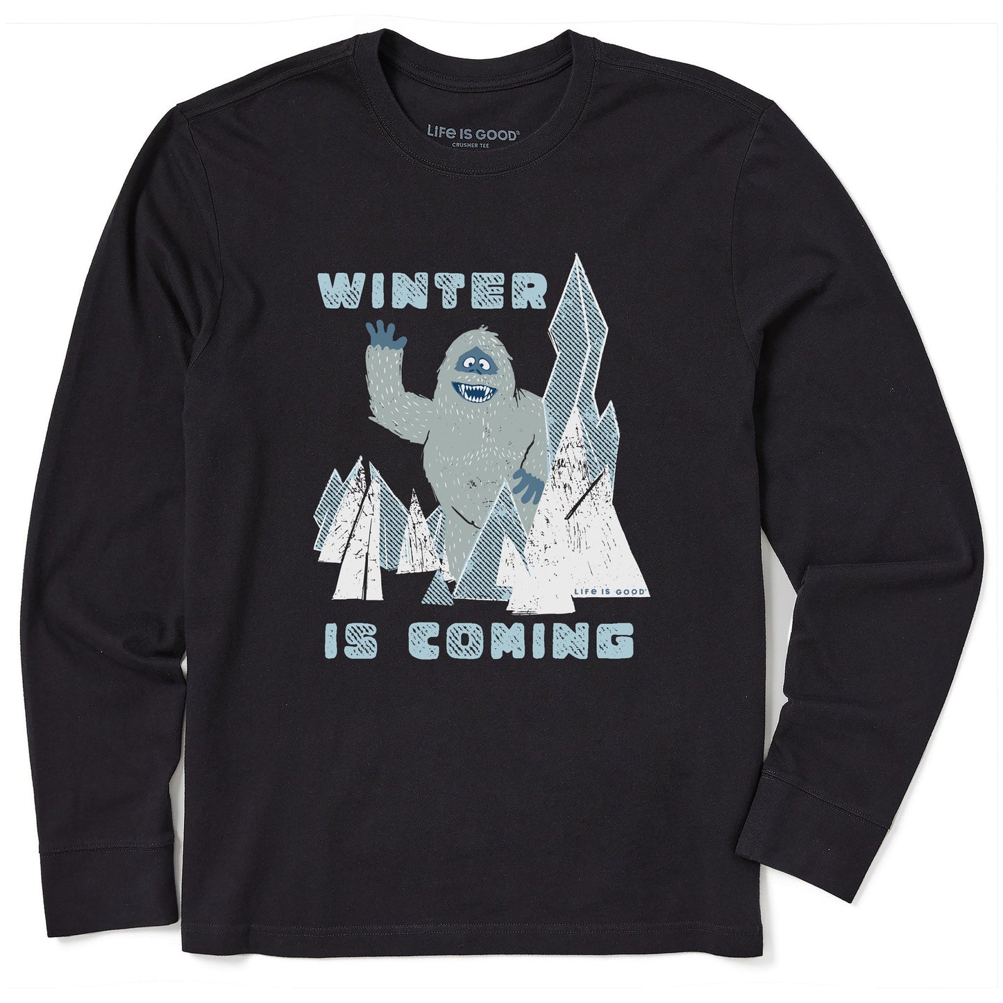 Men's Winter is Coming Bumble Long Sleeve Crusher Tee
