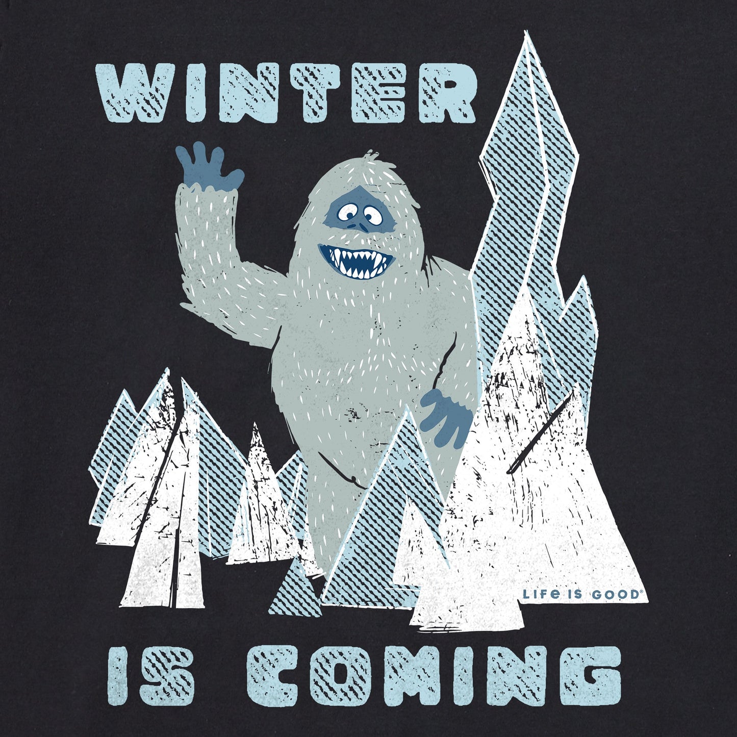 Men's Winter is Coming Bumble Long Sleeve Crusher Tee