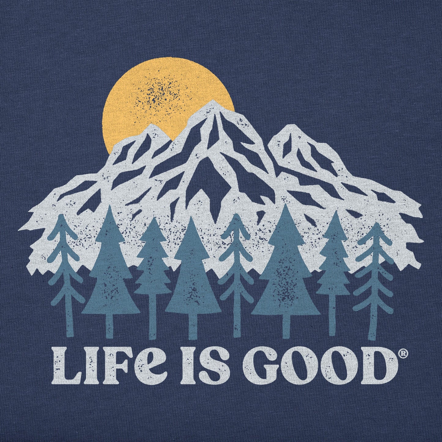 Women's Mountains and Trees Long Sleeve Crusher Tee