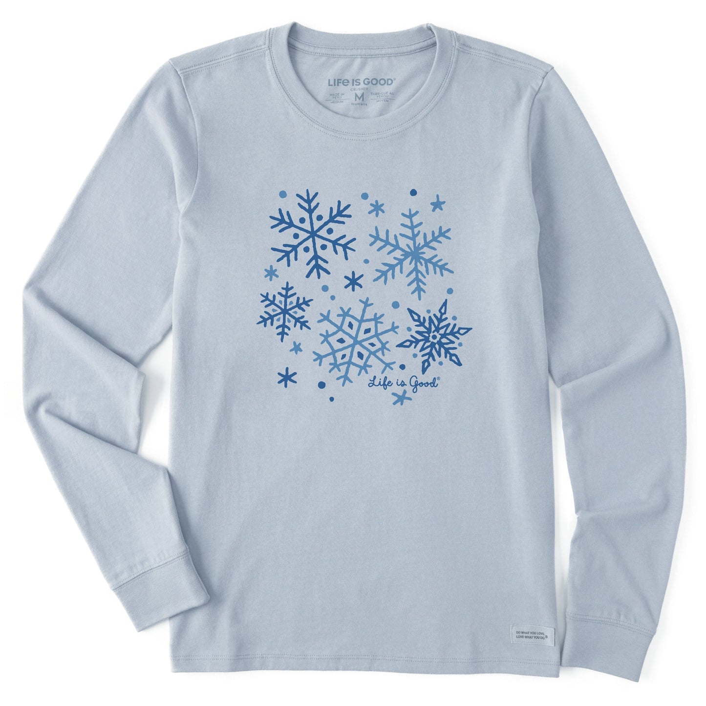 Women's Snowflake Medley Long Sleeve Crusher Tee